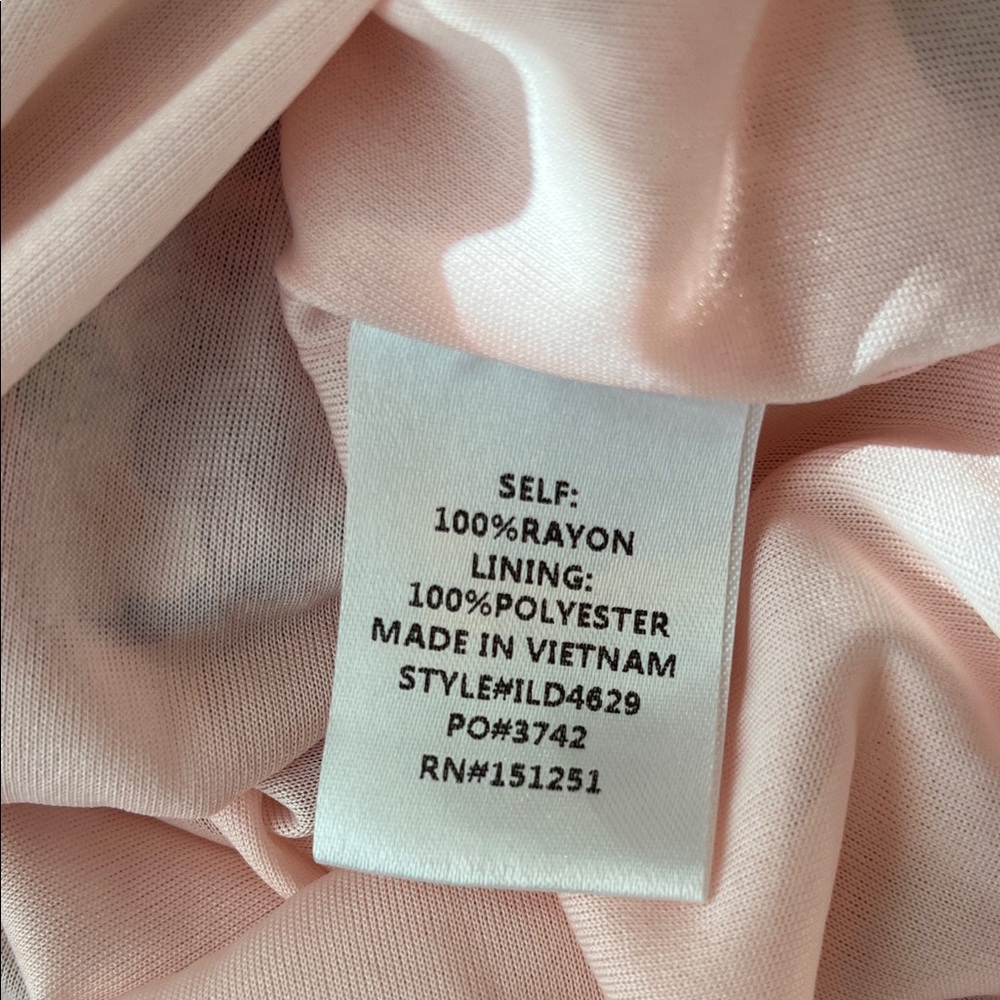 In loom Floral Pink Maxi Dress Medium Bump Friendly - Picture 10 of 10